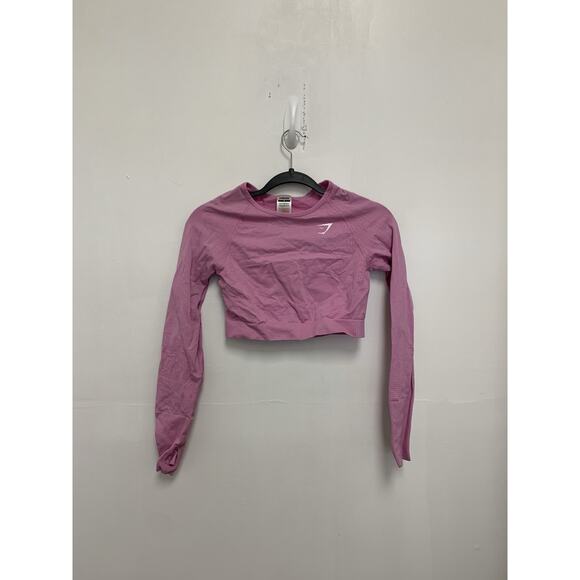 Gymshark Vital Crop Top Pink Size Medium - Picture 1 of 4